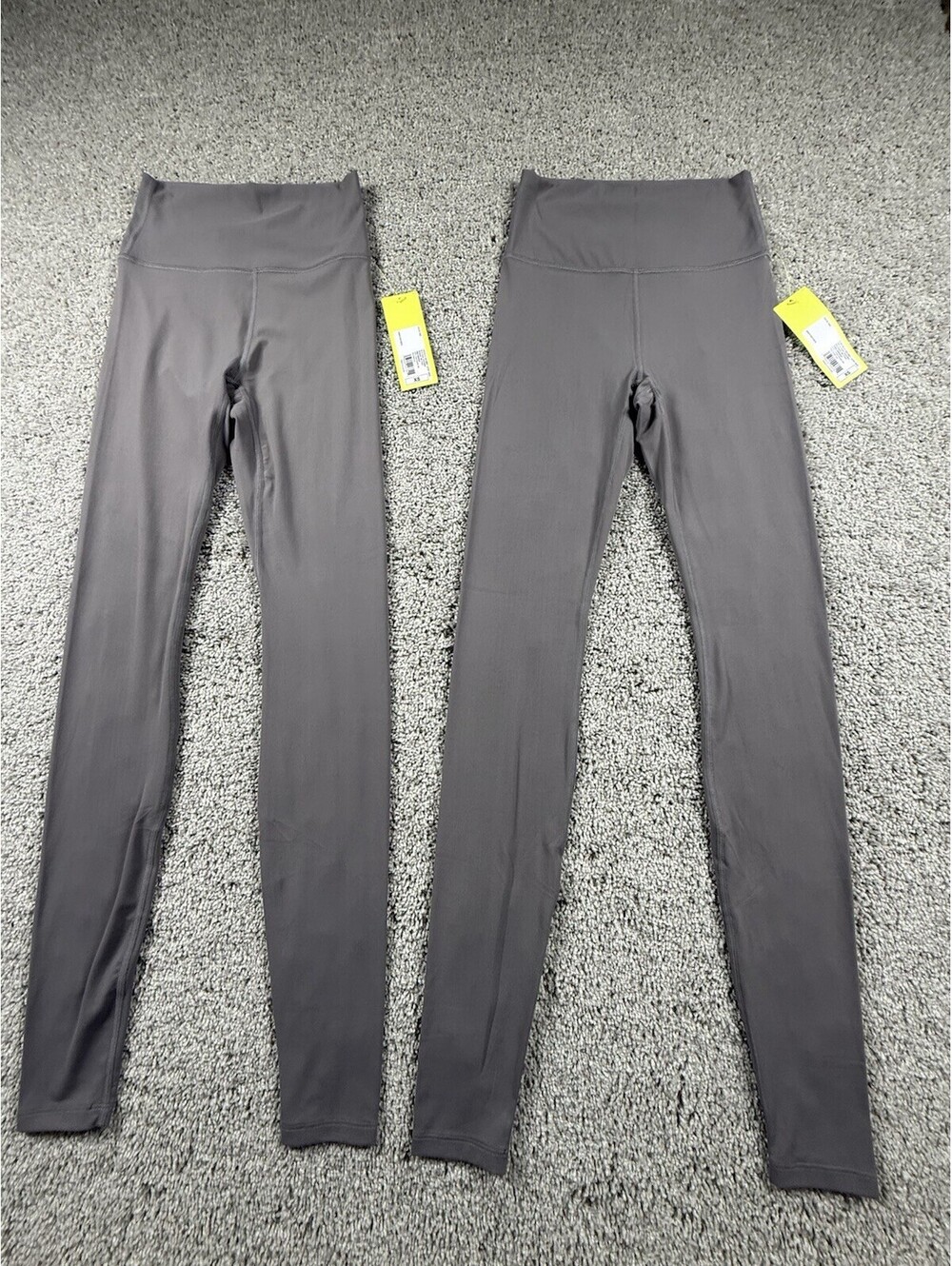 NWT All In Motion Women’s Leggings 2 Pack Size XS Gray Full Length